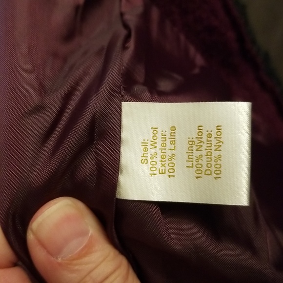 Carson Purple Wool Jacket, Small, $75 - Picture 5 of 10